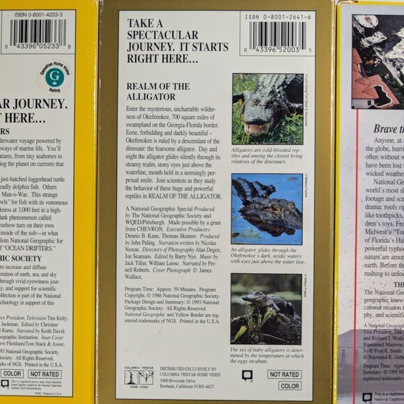 National geographic VHS TAPES + Jane Goodall Wild Chimpanzees 5 VHS collection - Picture 4 of 12